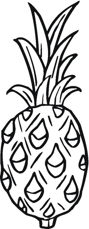 Ananasowa kolorowanka