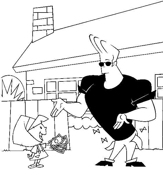 Johhny Bravo i sąsiadka