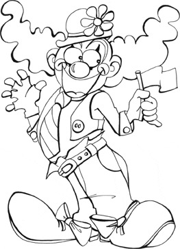 Kolorowanka Mieszkaniec Irlandii