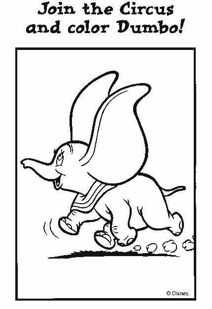 Słonik Dumbo na spacerze