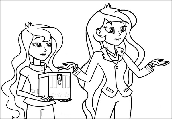 Kolorowanka z Equestria