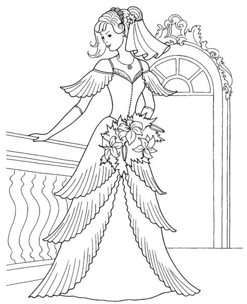 Księżniczka w sukni