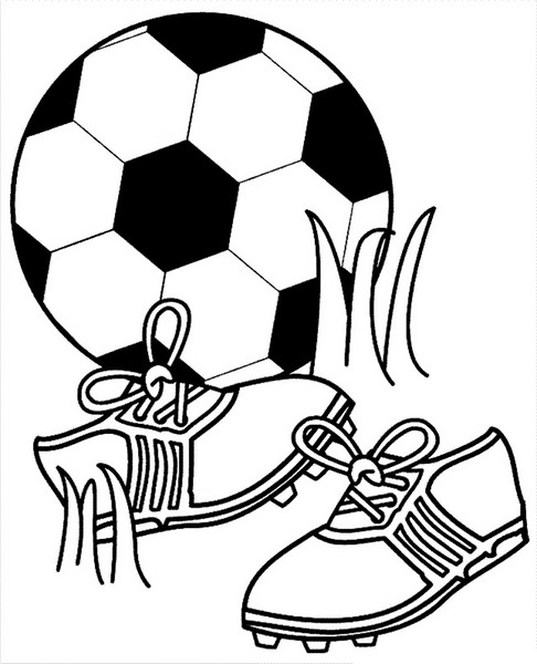 Znalezione obrazy dla zapytania piłka nożna rysunek