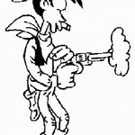 Kolorowanka Lucky Luke