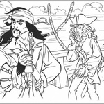 Piraci z Karaibów Kolorowanka