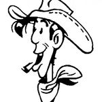 Lucky Luke kolorowanka