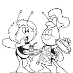 Maja i Gucio do drukowania