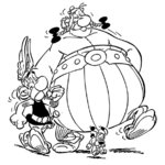 Kolorujemy z Asterixem i Obelixem