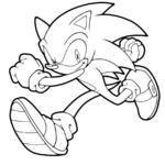 Postać Sonica do druku