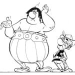 Przygody Asterixa i Obelixa drukowanka